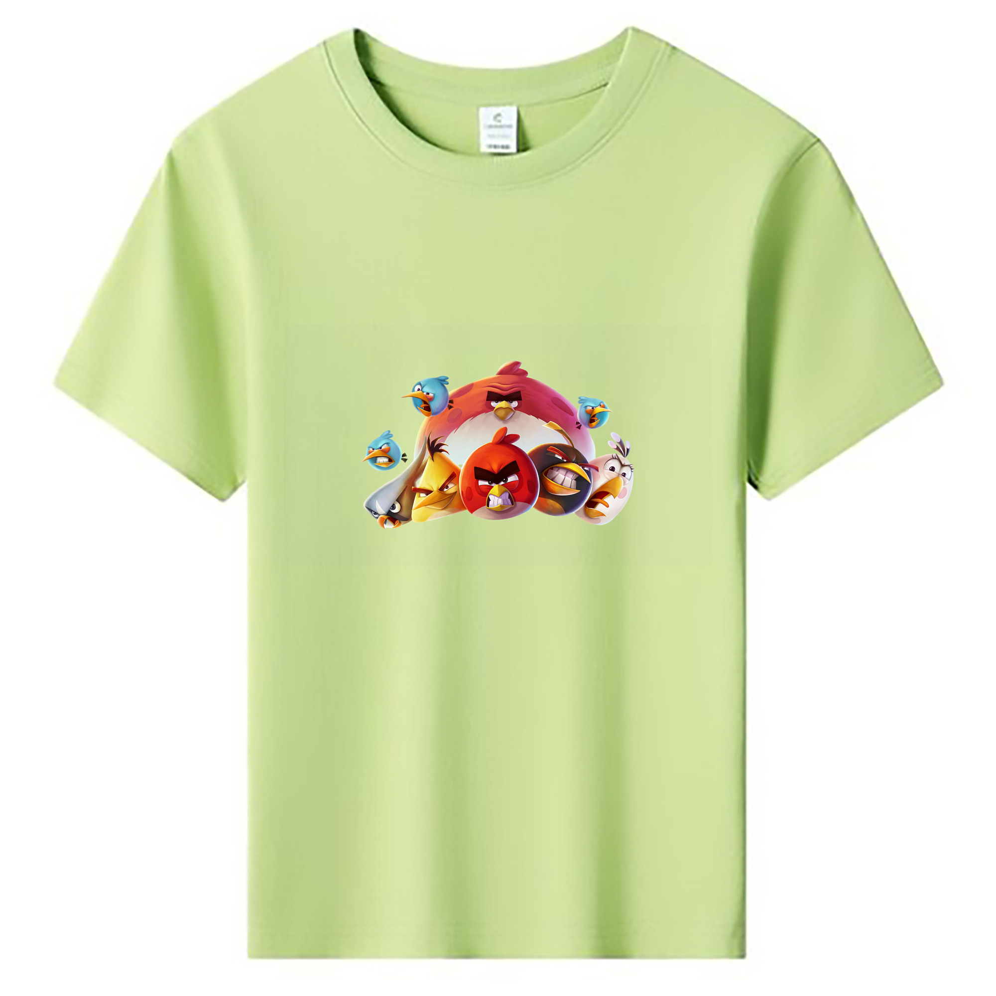 （画像用） Angry Birds アングリーバード 綿100％キッズTシャツ（フロントプリント）